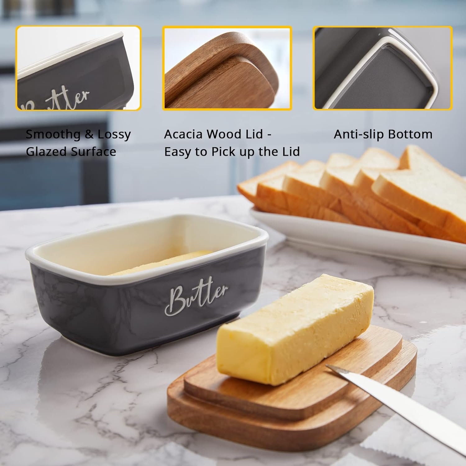 Butter Dish, Butter Dish with Lid, Butter Keeper with Lid Butter Dish, Butter Dish with Lid, Butter Keeper with Lid